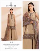 Lawn printed voil bana dora duppta | Sapphire